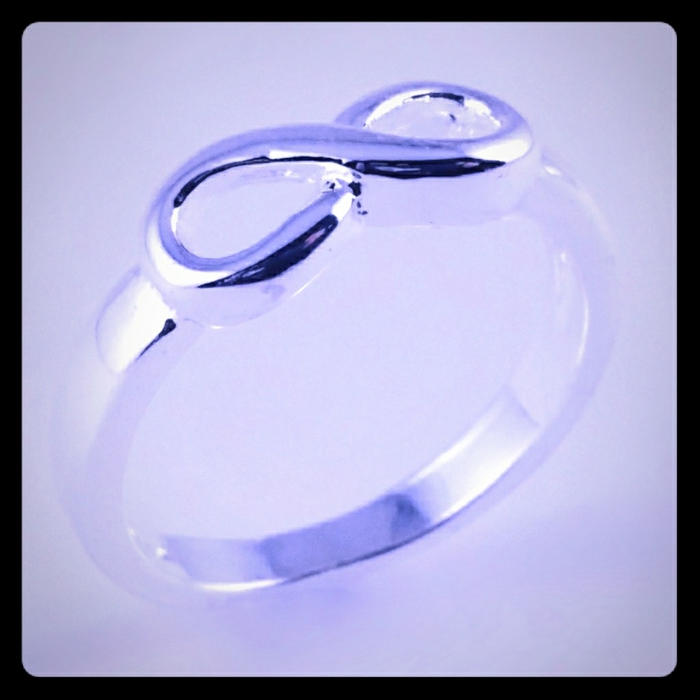 925 Sterling Silver Infinity Ring (Not Plated)